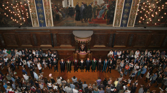 The ceremonial hall in Copenhagen