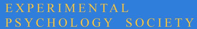 The Experimental Psychology Society