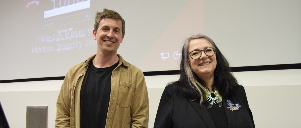 Alex Jones and Sophie Scott